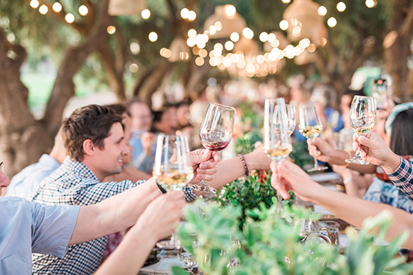 Wente Vineyard group cheers