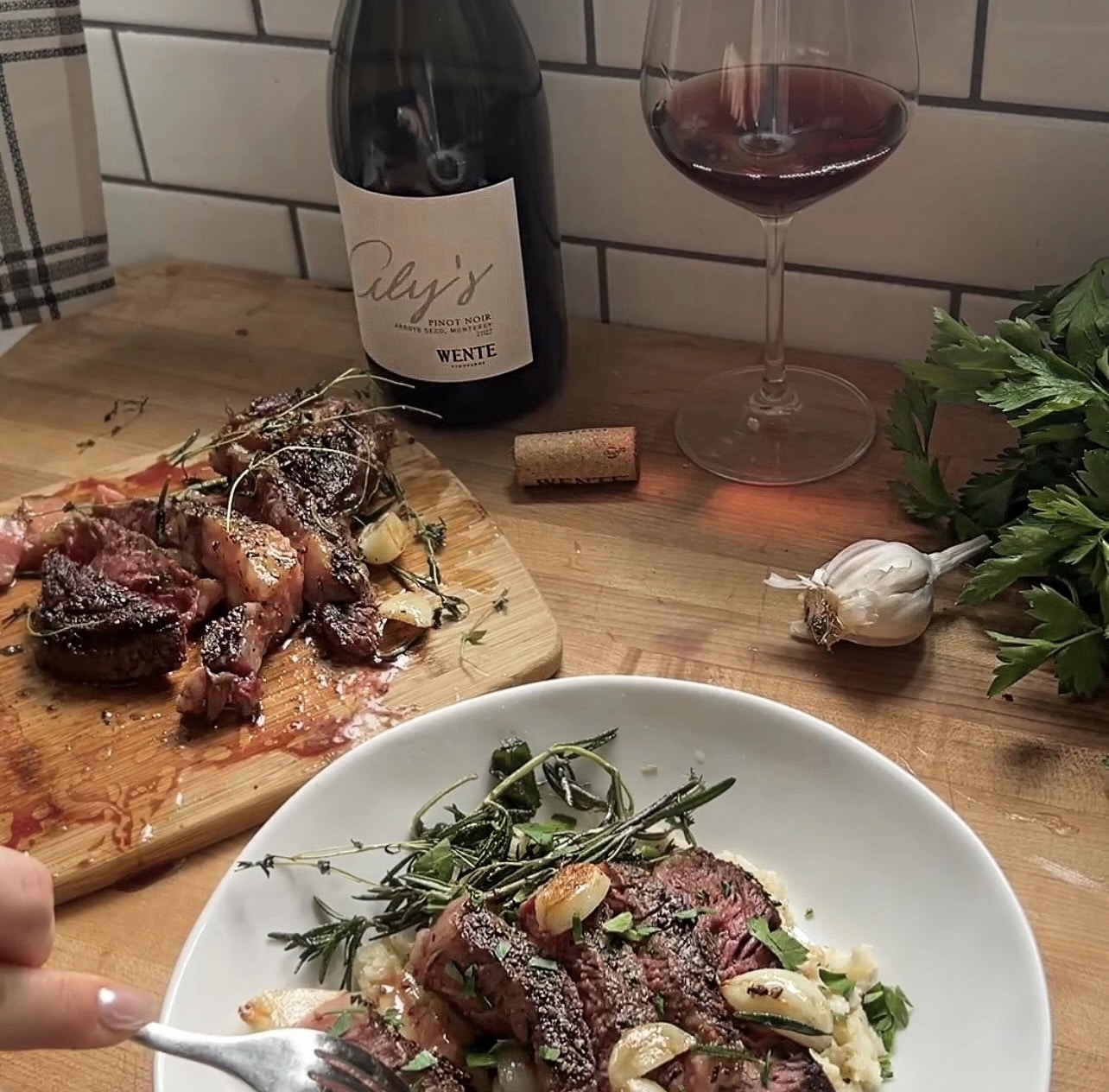 https://wentevineyards.com/wp-content/uploads/2024/09/Herb-Butter-Basted-Ribeye-with-Alys-Pinot-Noir-Square.jpeg